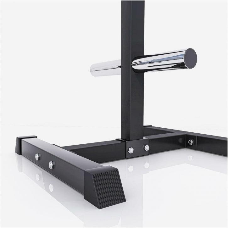 Suport discuri olimpice cu 3 bare 50/51 mm Negru/Alb - Gorilla Sports Ro