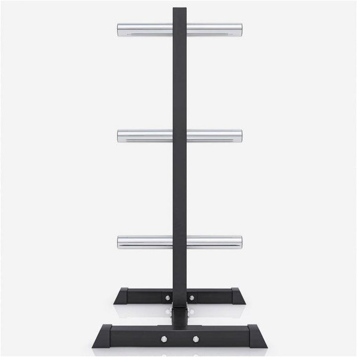 Suport discuri olimpice cu 3 bare 50/51 mm Negru/Alb - Gorilla Sports Ro