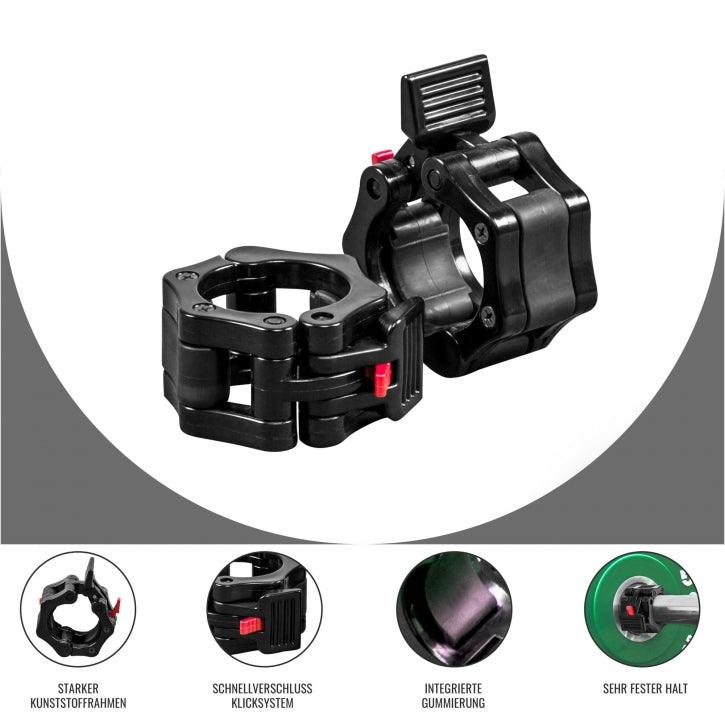 Set de 2 elemente de fixare cu eliberare rapidă pentru barele de 50/51 mm - Gorilla Sports Ro