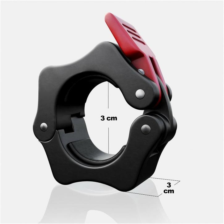 Set de 2 elemente de fixare cu eliberare rapidă pentru bare de 30/31 mm - Gorilla Sports Ro