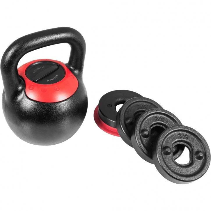 Kettlebell reglabil 8 kg - 16 kg sau 16 kg - 24 kg - Gorilla Sports Ro