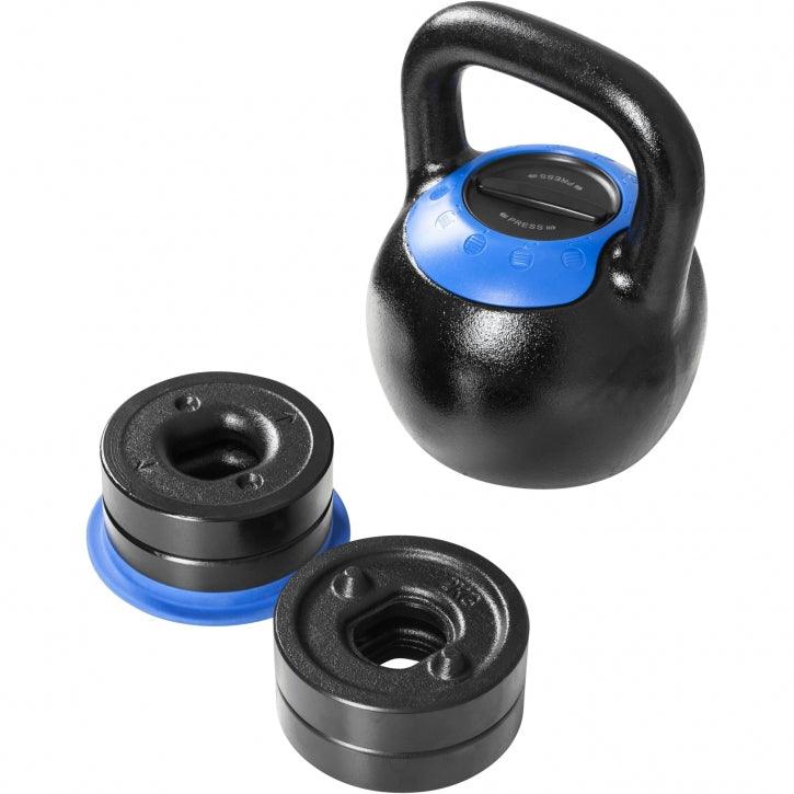 Kettlebell reglabil 8 kg - 16 kg sau 16 kg - 24 kg - Gorilla Sports Ro