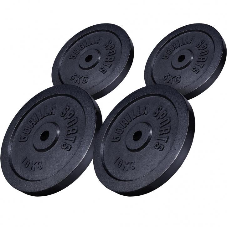 Disc din fontă 0,5-30 kg 30/31 mm Gorilla Sports