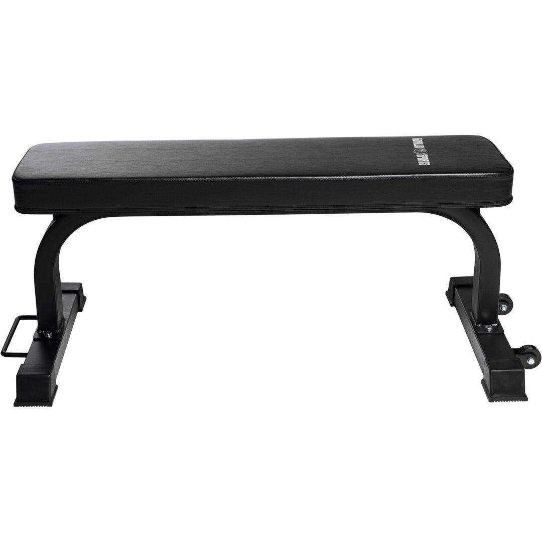 Bancă plată neagră - Gorilla Sports Ro