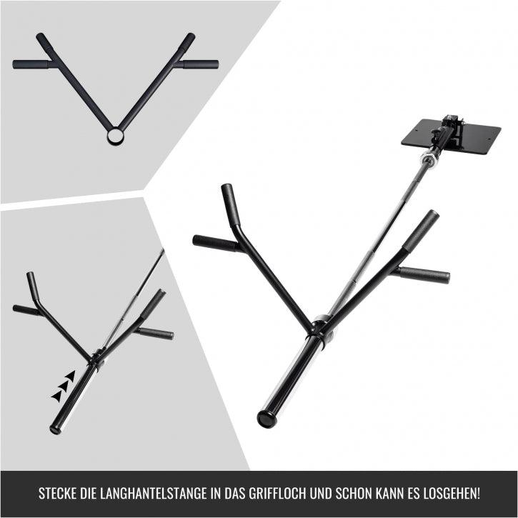 Mâner de canotaj T-Bar Row - Gorilla Sports Ro