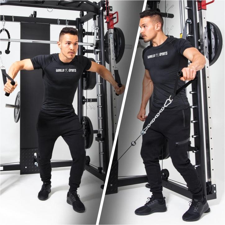 Mânere de tragere pentru aparatele Smith - Gorilla Sports Ro