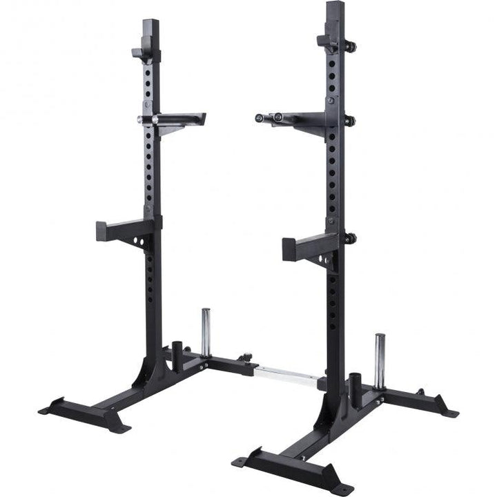 Set profesional, rack si haltera cu discuri olimpice si sigurante pe arc, 140 kg Gorilla Sports