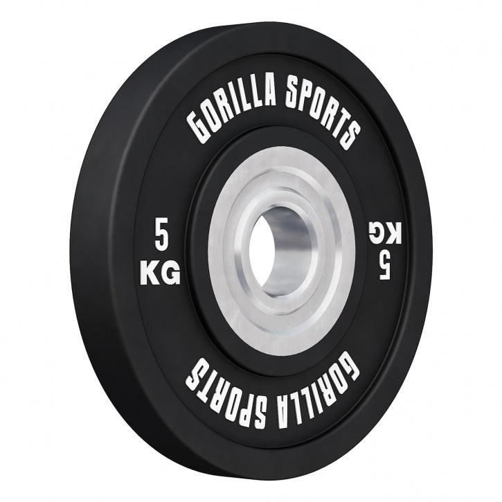 Disc Olimpic Bumper Profesional 5-25 Kg Gorilla Sports