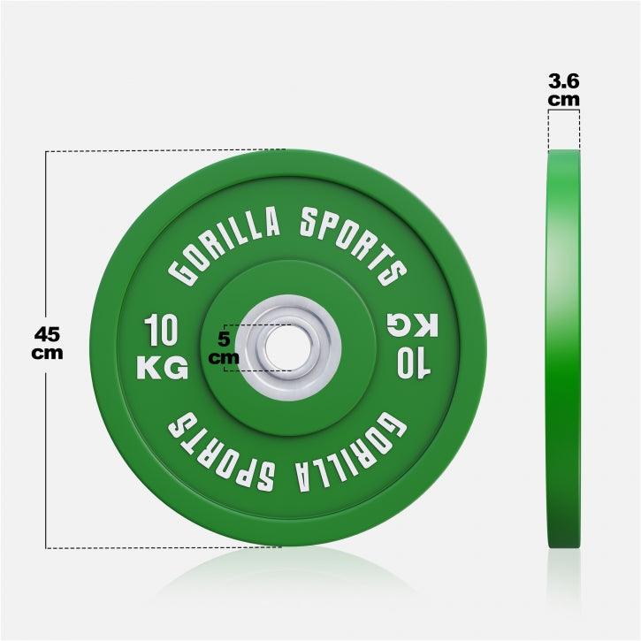 Disc Olimpic Bumper Profesional - Gorilla Sports Ro