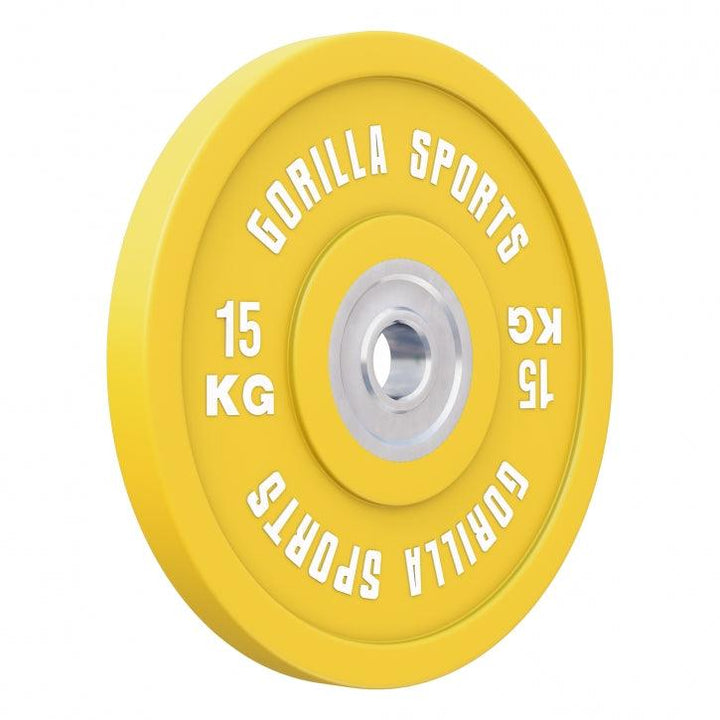 Disc Olimpic Bumper Profesional 5-25 Kg Gorilla Sports