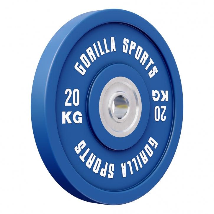 Disc Olimpic Bumper Profesional 5-25 Kg Gorilla Sports