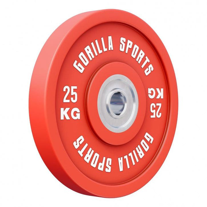 Disc Olimpic Bumper Profesional 5-25 Kg Gorilla Sports