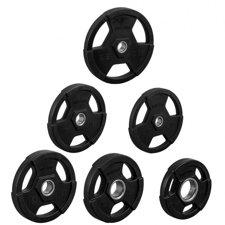 Discurile profesionale 50/51 mm Olimpice cu Grip 1,25-25 kg - Gorilla Sports Ro