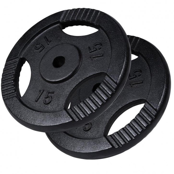 Disc din fontă , Argintiu/Negru, 1,25-20 Kg Gorilla Sports