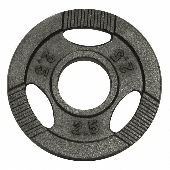 Disc din fontă , Argintiu/Negru, 1,25-20 Kg Gorilla Sports