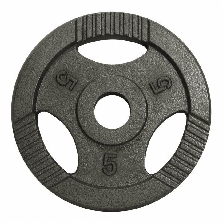 Disc din fontă , Argintiu/Negru, 1,25-20 Kg Gorilla Sports