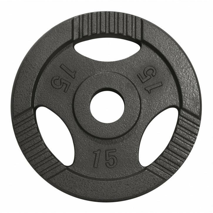 Disc din fontă , Argintiu/Negru, 1,25-20 Kg Gorilla Sports