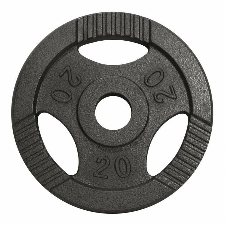 Disc din fontă , Argintiu/Negru, 1,25-20 Kg Gorilla Sports