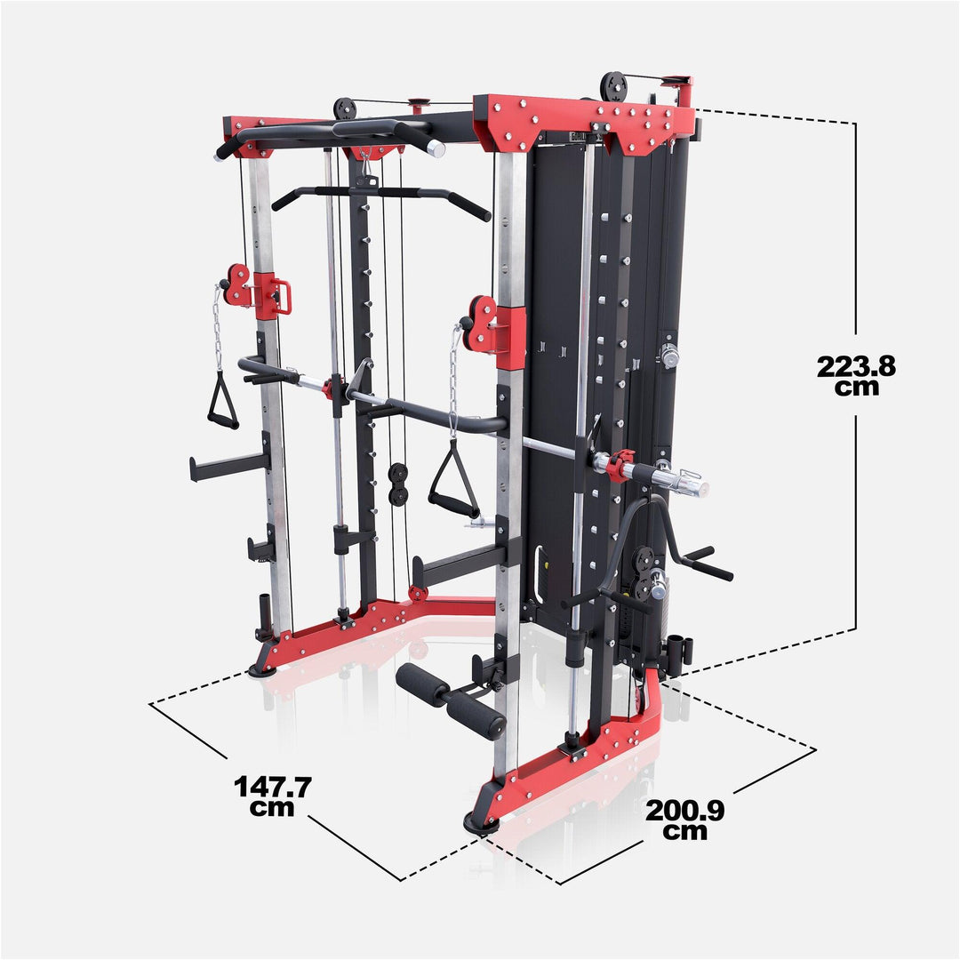 Aparat multifunctional Power Rack cu greutati - Gorilla Sports Ro