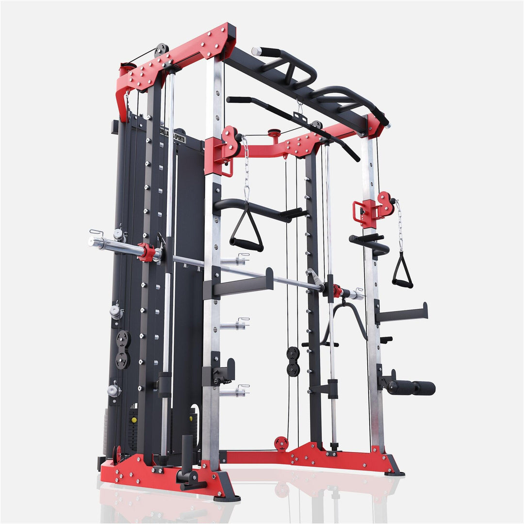 Aparat multifunctional Power Rack cu greutati - Gorilla Sports Ro