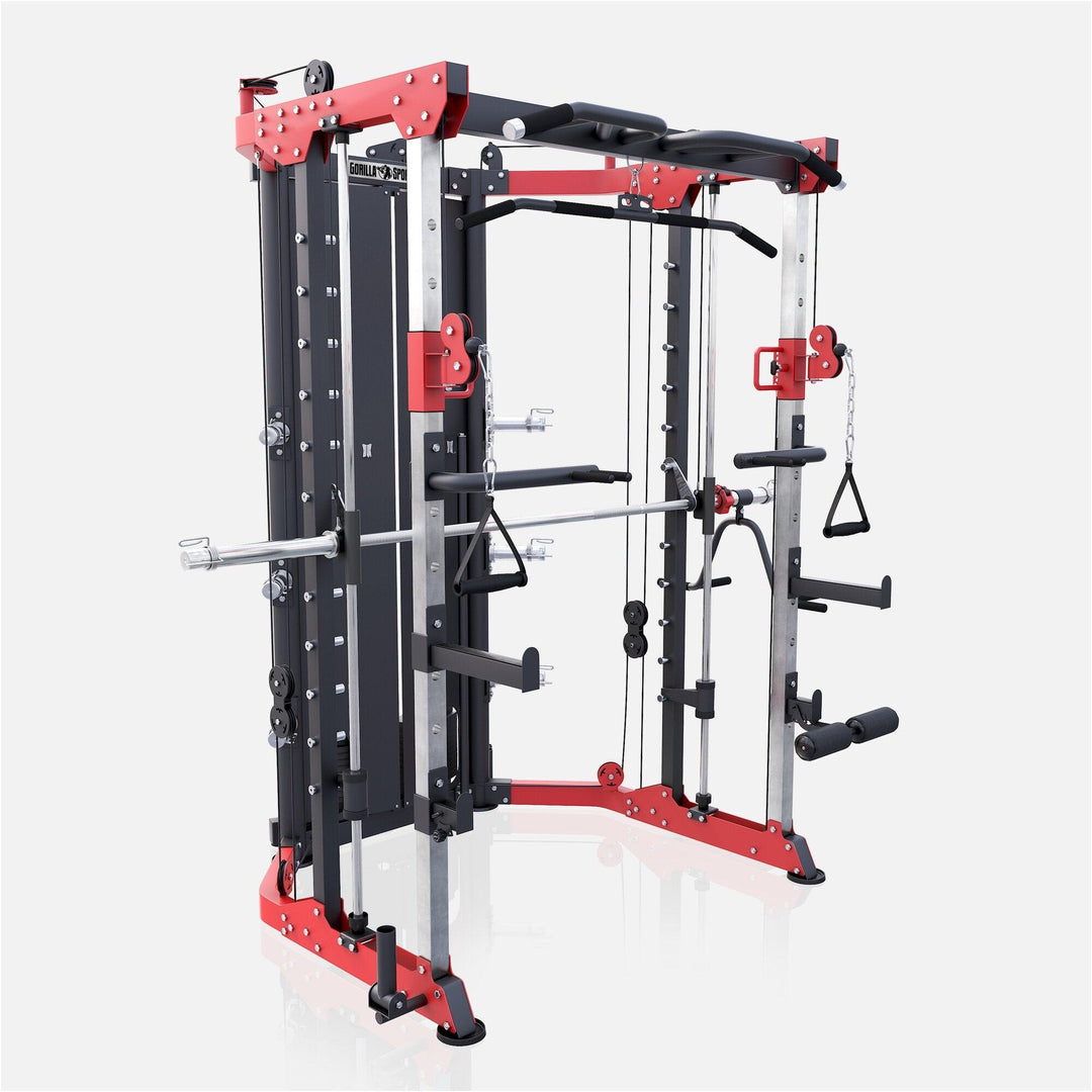 Aparat multifunctional Power Rack cu greutati - Gorilla Sports Ro