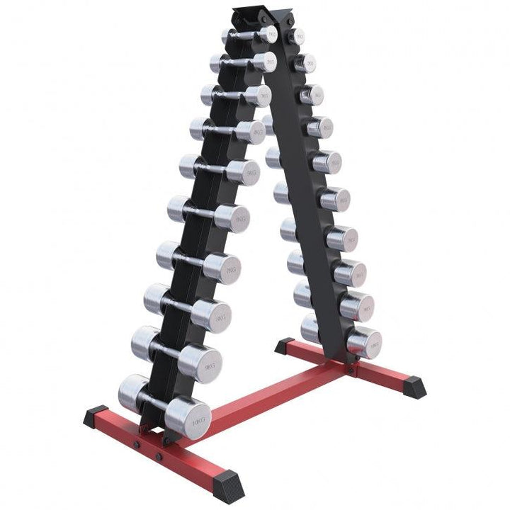 Set de 2 Gantere cromate cu greutate fixa, 2-30 Kg Gorilla Sports