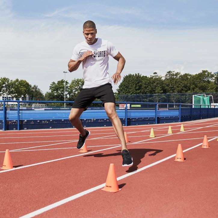 Set de 10 conuri, Gorilla Sports, Multiple Culori,  1- 30 cm