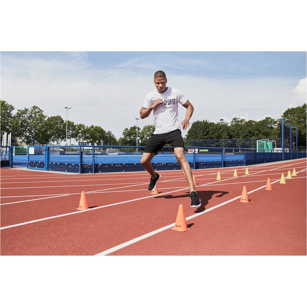 Set de 10 conuri, Gorilla Sports, Multiple Culori,  1- 30 cm