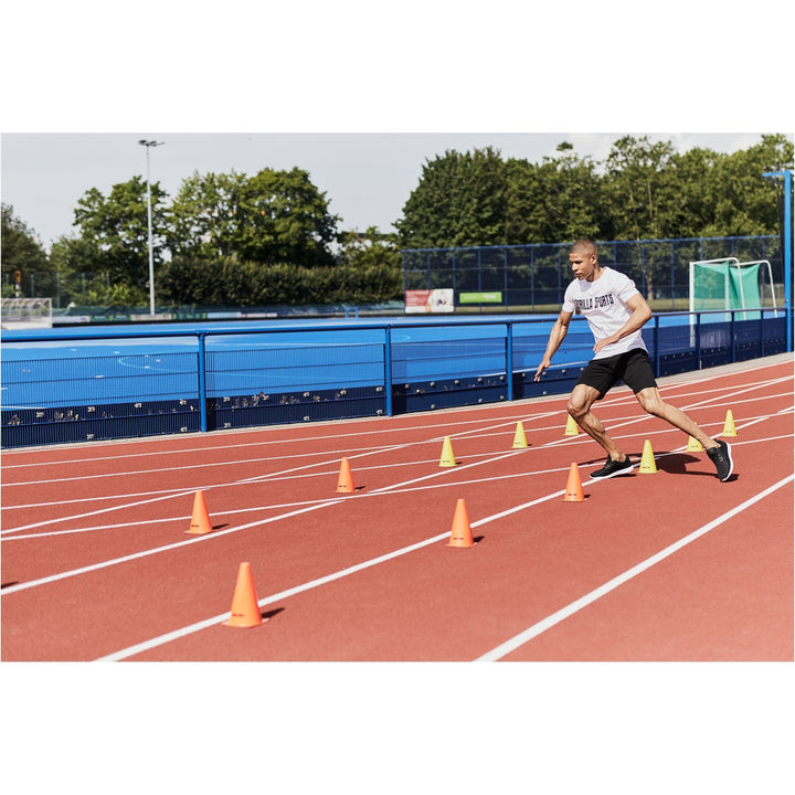 Set de 10 conuri, Gorilla Sports, Multiple Culori,  1- 30 cm