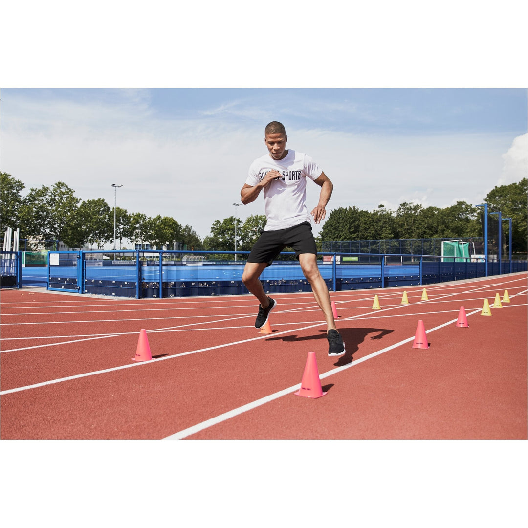 Set de 10 conuri, Gorilla Sports, Multiple Culori,  1- 30 cm