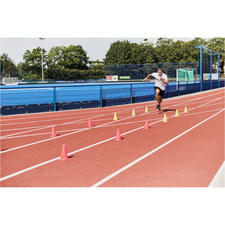 Set de 10 conuri, Gorilla Sports, Multiple Culori,  1- 30 cm