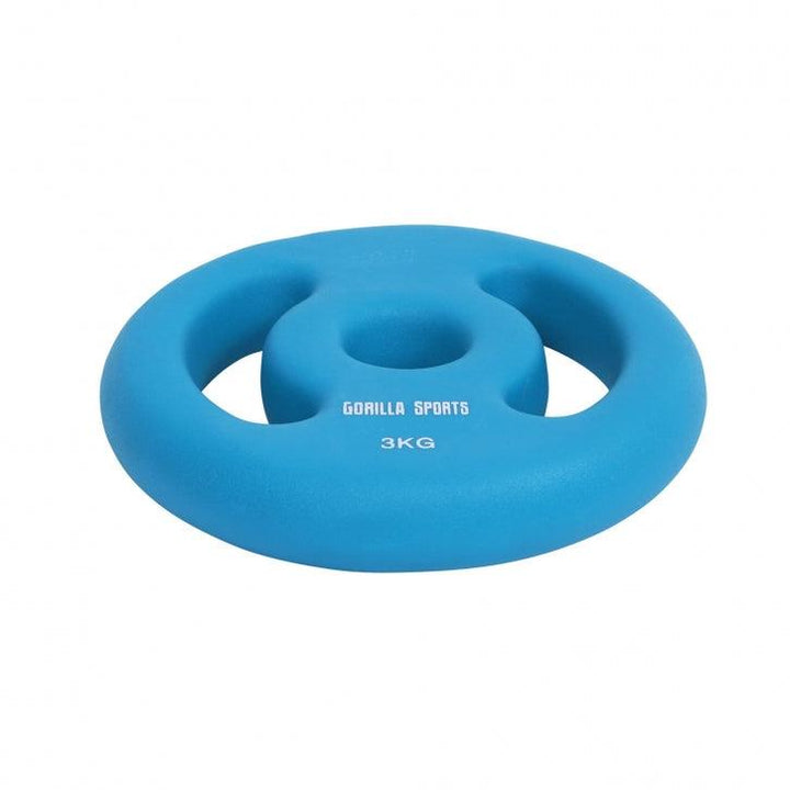 Set discuri din fontă cu înveliș din neopren - Gorilla Sports Ro