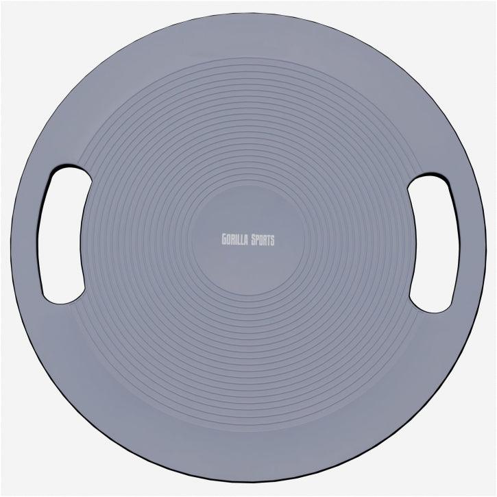 Placa de echilibru cu mânere, negre/gri închis - Gorilla Sports Ro