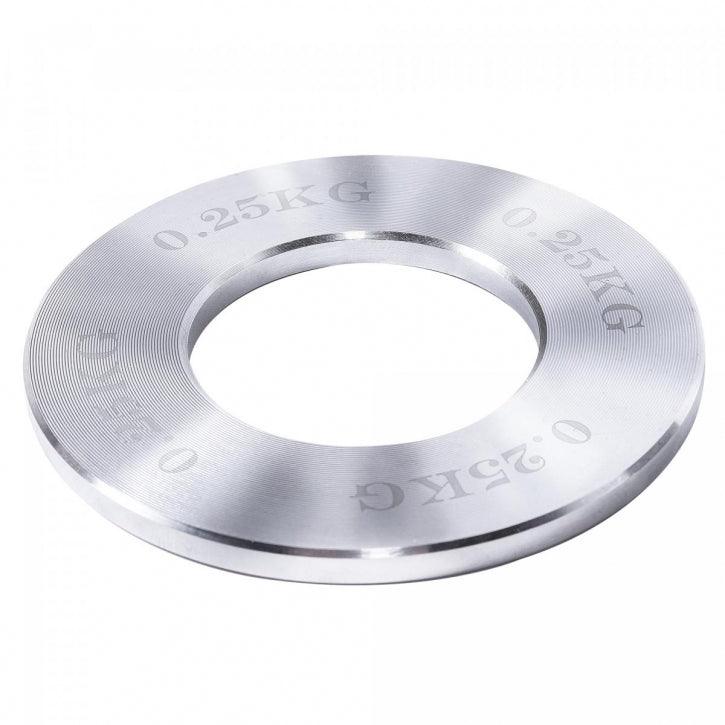 Set discuri de greutate 50/51mm crom 5 kg, inclusiv geantă de transport - Gorilla Sports Ro