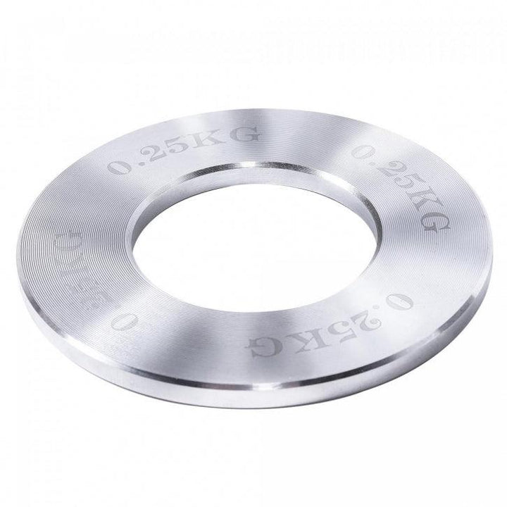 Set discuri de greutate 50/51mm crom 5 kg, inclusiv geantă de transport - Gorilla Sports Ro