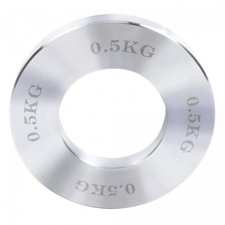 Set discuri de greutate 50/51mm crom 5 kg, inclusiv geantă de transport - Gorilla Sports Ro