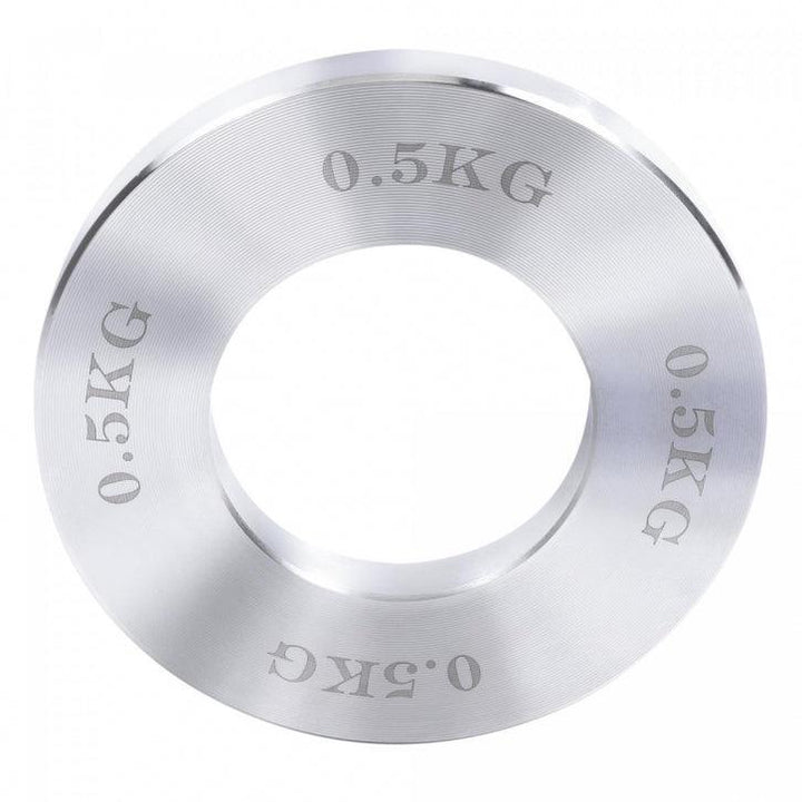 Set discuri de greutate 50/51mm crom 5 kg, inclusiv geantă de transport - Gorilla Sports Ro