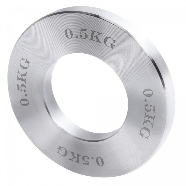 Set discuri de greutate 50/51mm crom 5 kg, inclusiv geantă de transport - Gorilla Sports Ro