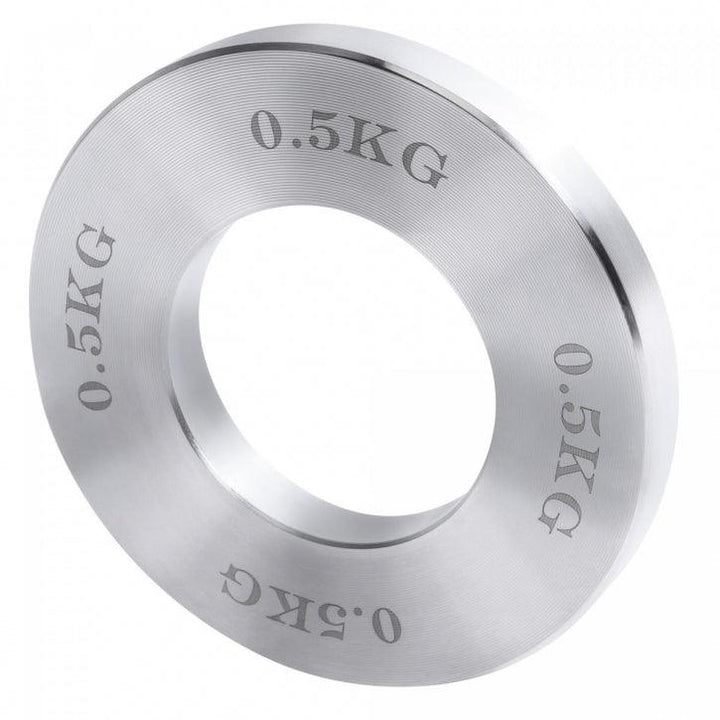 Set discuri de greutate 50/51mm crom 5 kg, inclusiv geantă de transport - Gorilla Sports Ro