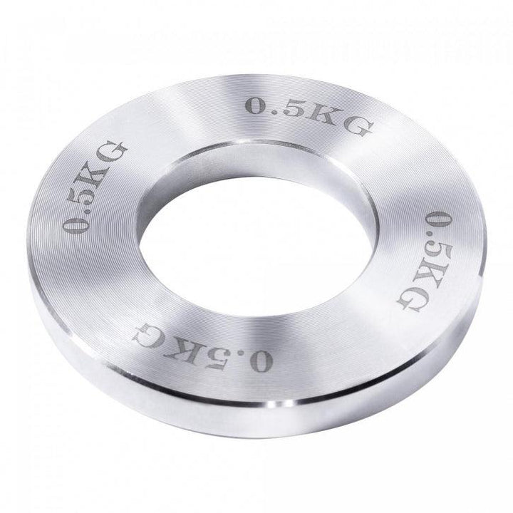 Set discuri de greutate 50/51mm crom 5 kg, inclusiv geantă de transport - Gorilla Sports Ro