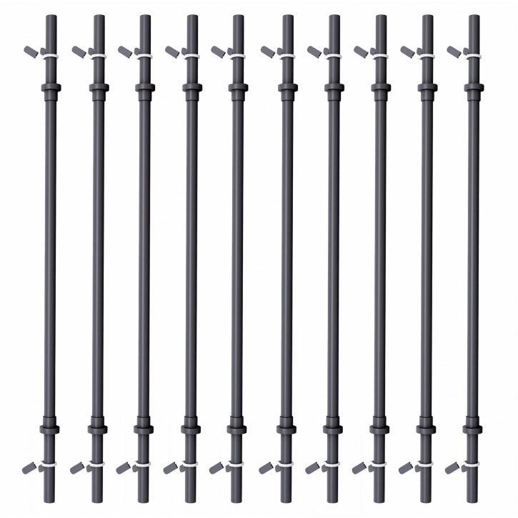 Bară aerobic 130 cm cu cleme 30/31 mm - Gorilla Sports Ro