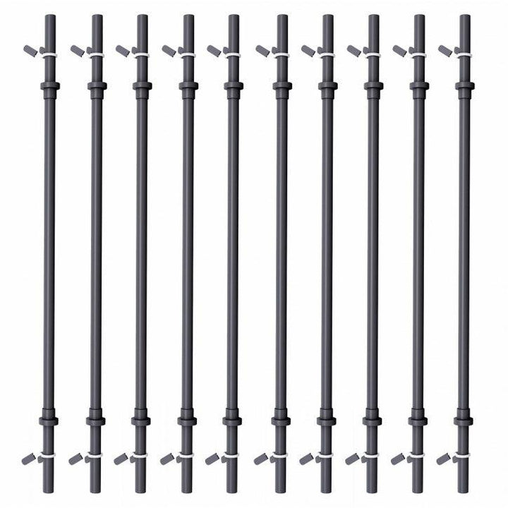 Bară aerobic 130 cm cu cleme 30/31 mm - Gorilla Sports Ro