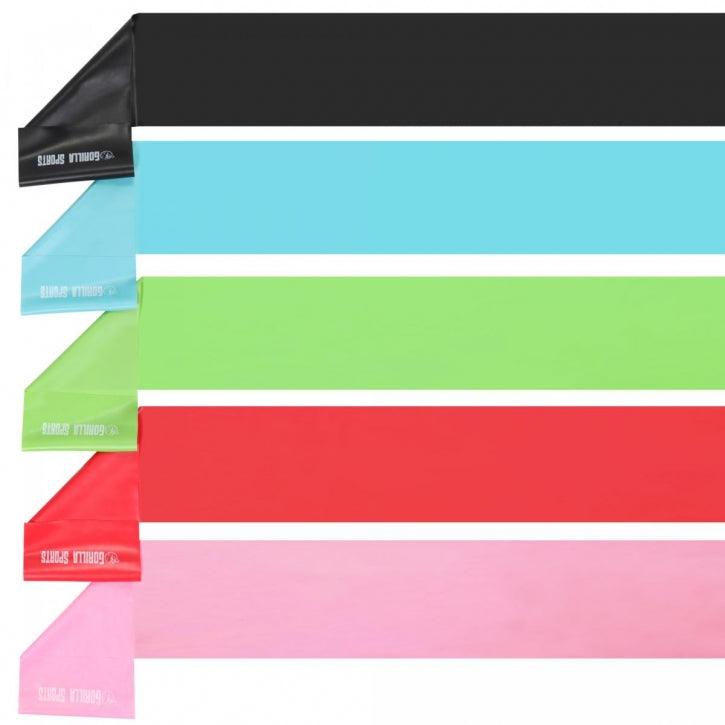 Banda lată de fitness din latex 120 - 200 cm - Gorilla Sports Ro