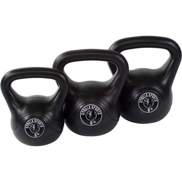 Kettlebell umplut cu ciment 2-20 KG Gorilla Sports