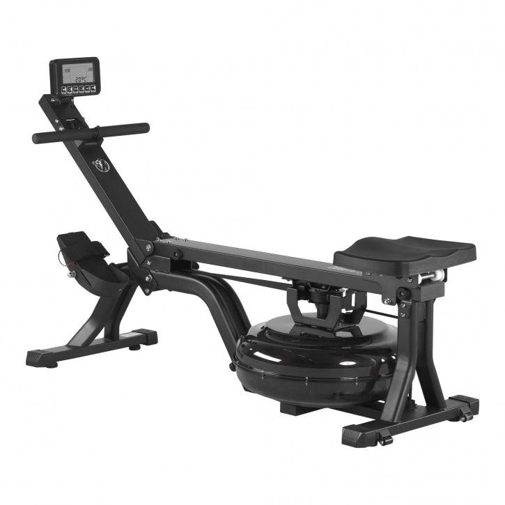 Aparat de vâslit cu apa, negru/rosu - Gorilla Sports Ro