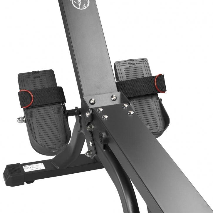 Aparat de vâslit cu apa, negru/rosu - Gorilla Sports Ro