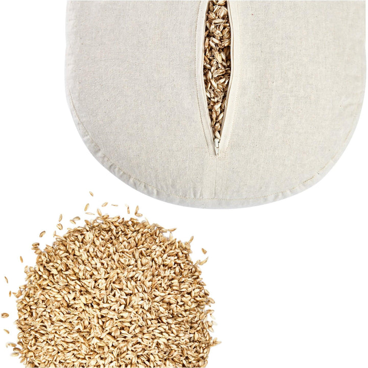 Set curea yoga + perna yoga, albastru deschis/ galben - portocaliu Gorilla Sports