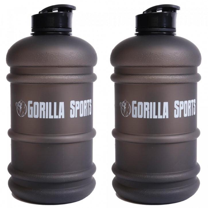 Set de 2 Sticle de baut, 2, 2 L, Negru, Gorilla Sports