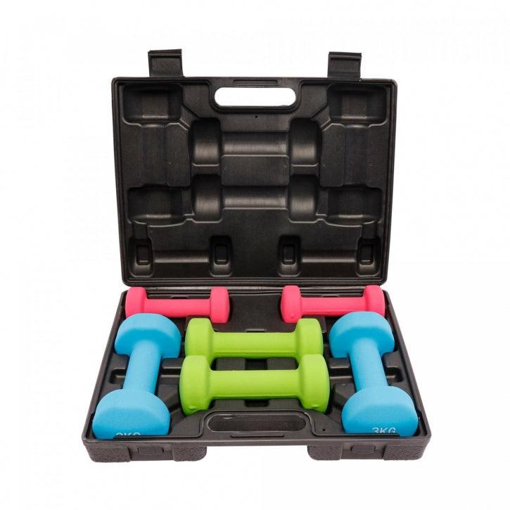 Set de gantere fixe pentru Aerobic 12 KG - Gorilla Sports Ro