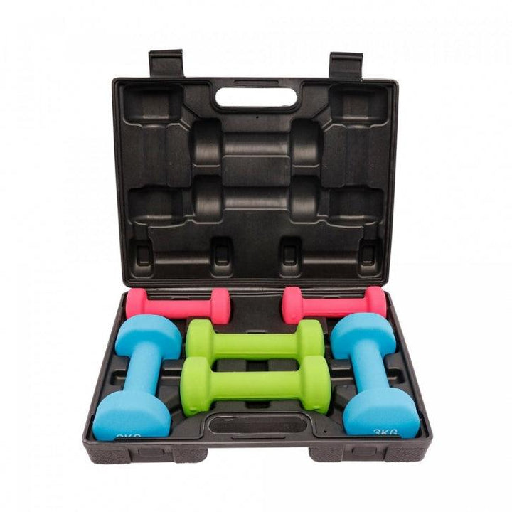 Set de gantere fixe pentru Aerobic 12 KG - Gorilla Sports Ro